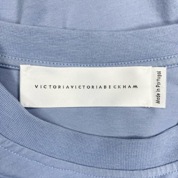 Victoria Beckham Ruched Ruffle Sleeve Jersey Top - Picture 7 of 9